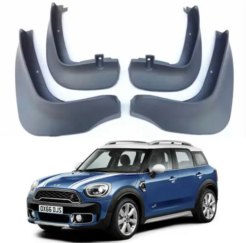 Car Fender Mud Guards 4pcs For Mini Countryman F60 2017 2018 2019 Exterior Mudflaps Mudguards Splash Guards Stylines Accessories