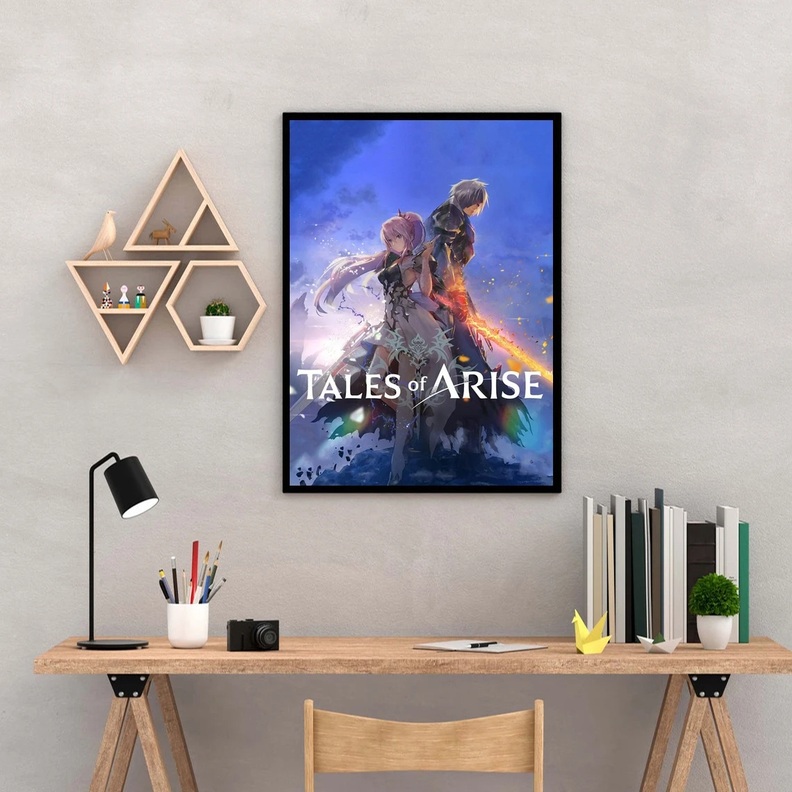 Tales Of Arise Video Game Cover Poster Canvas Print Home Decoration Wall Painting ( No Frame )