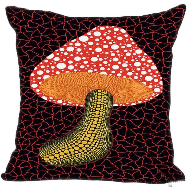 Fodera per cuscino decorativa personalizzata Yayoi Kusama Fodera per cuscino quadrata con cerniera Miglior regalo Decorazione per casa e hotel 45x45