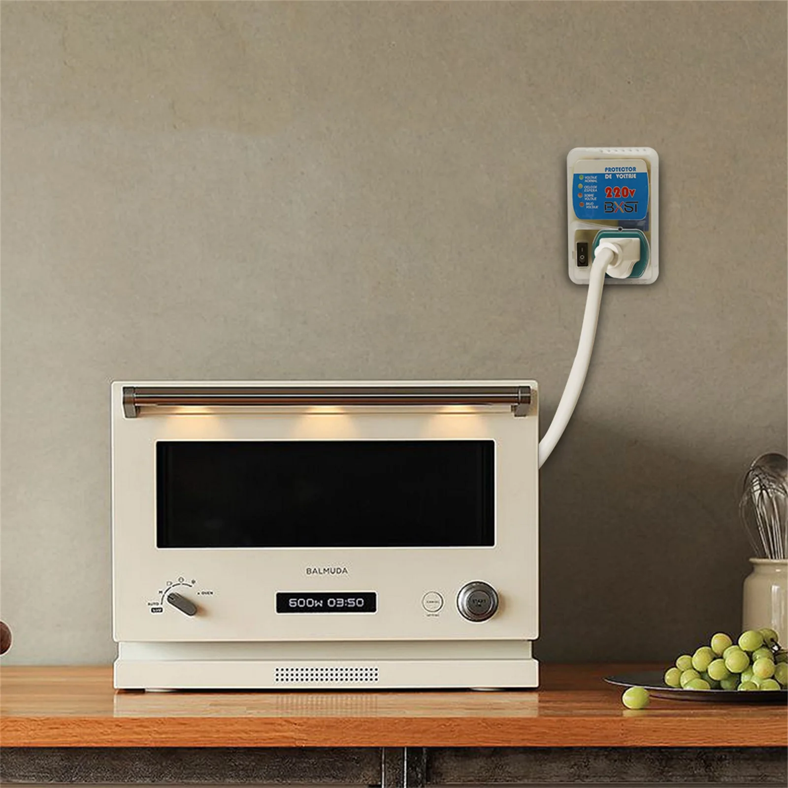 Bseed eua protetor contra surtos tensão brownout plug tomada de parede tomada de parede américa placa de soquete painel protetor de tensão 20a