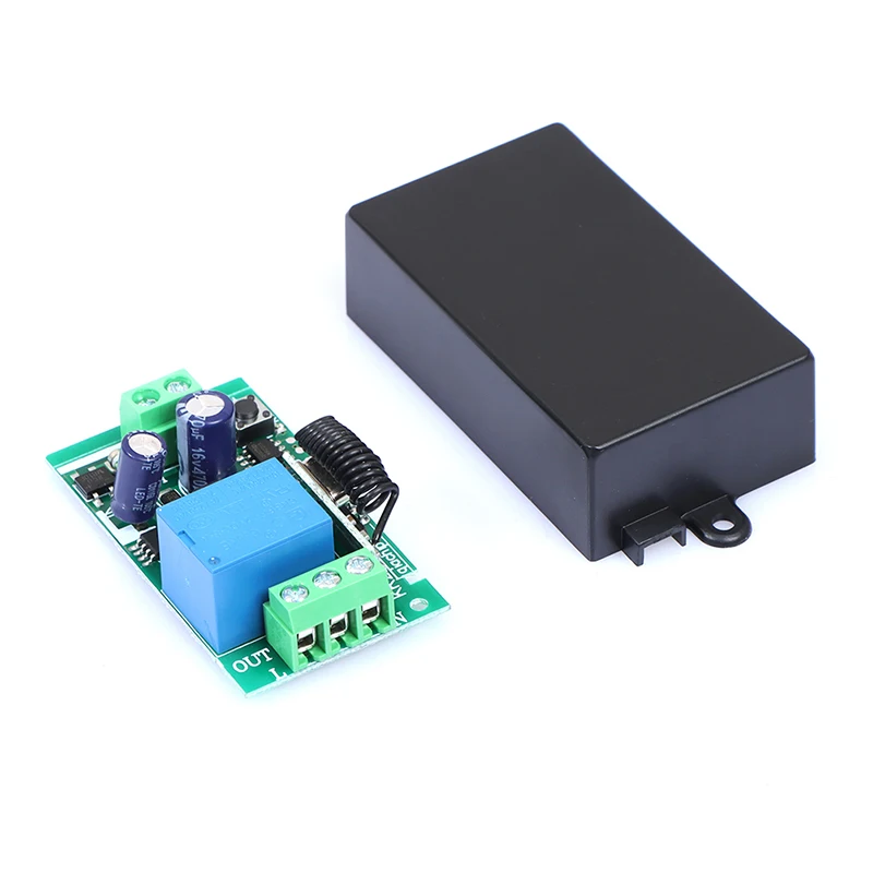 2pcs/set 433MHz AC 110V 220V 1CH Wireless Remote Control Switch Module Receiver RF