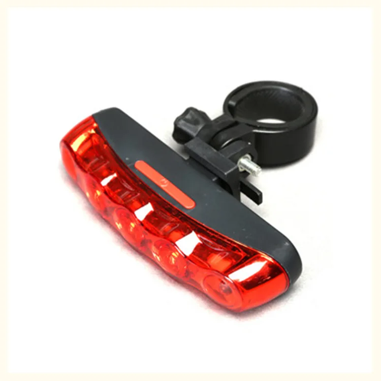 bicycle taillight 5 LED 7 modes running lights  safety led running red led police lights MTB light bike accessories light mount