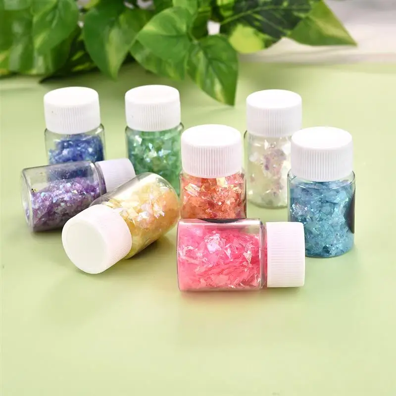 Dazzling Broken Sugar Shell Pieces Flashing Debris UV Material Epoxy Jewelry Filling For Resin Mold DIY Jewelry Making 15ml