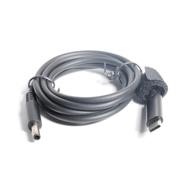 Convertidor de enchufe Dc USB tipo C PD a conector de 4,5x3,0mm/4,5x0,6mm, Cable de carga para ordenador portátil Dell Latitude 13 3379 XPS13 9333