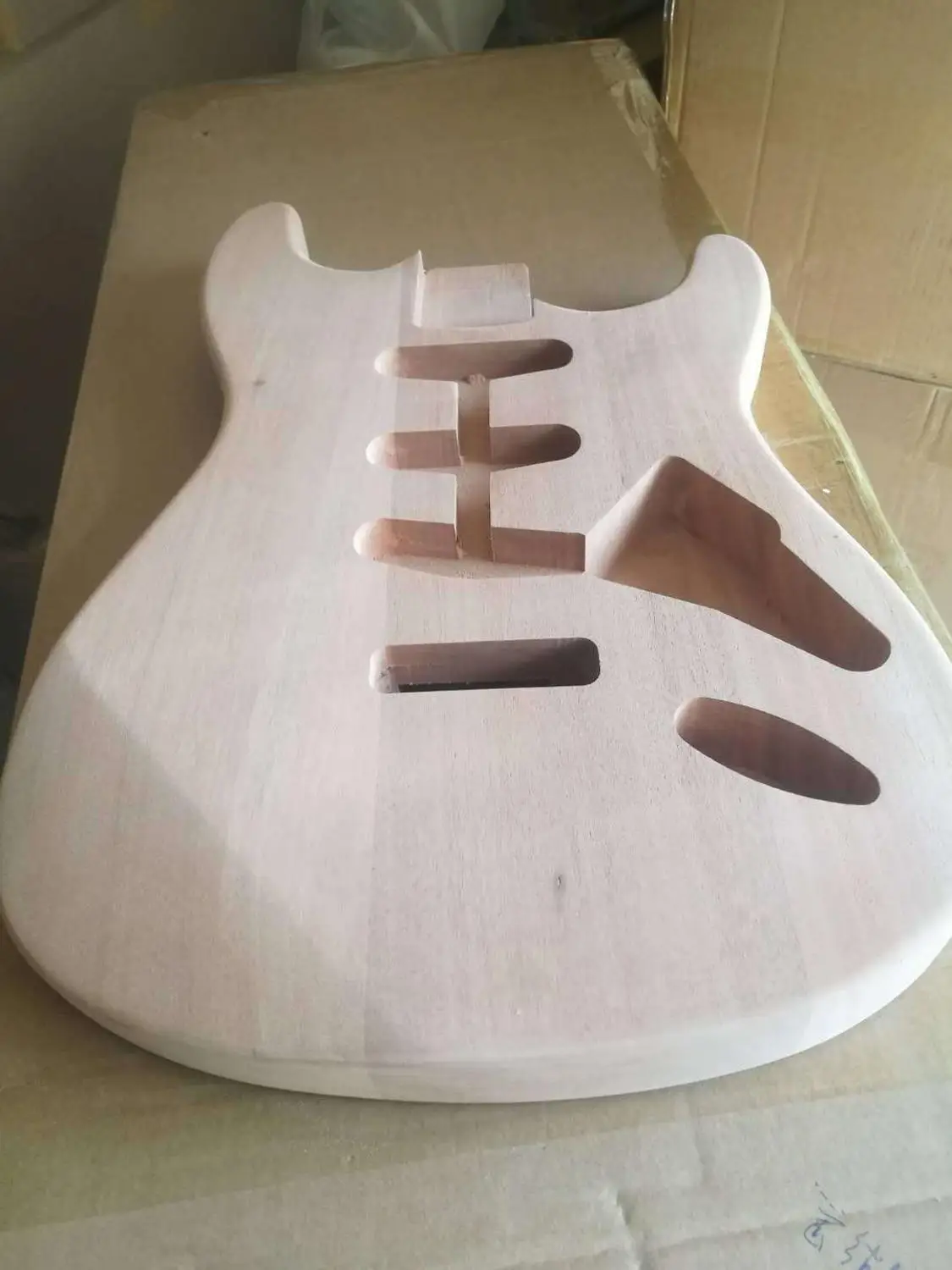 Unfinished Guitar Body SSS style electric Guitar Body Replacement Guitar parts accessories solid wood parts