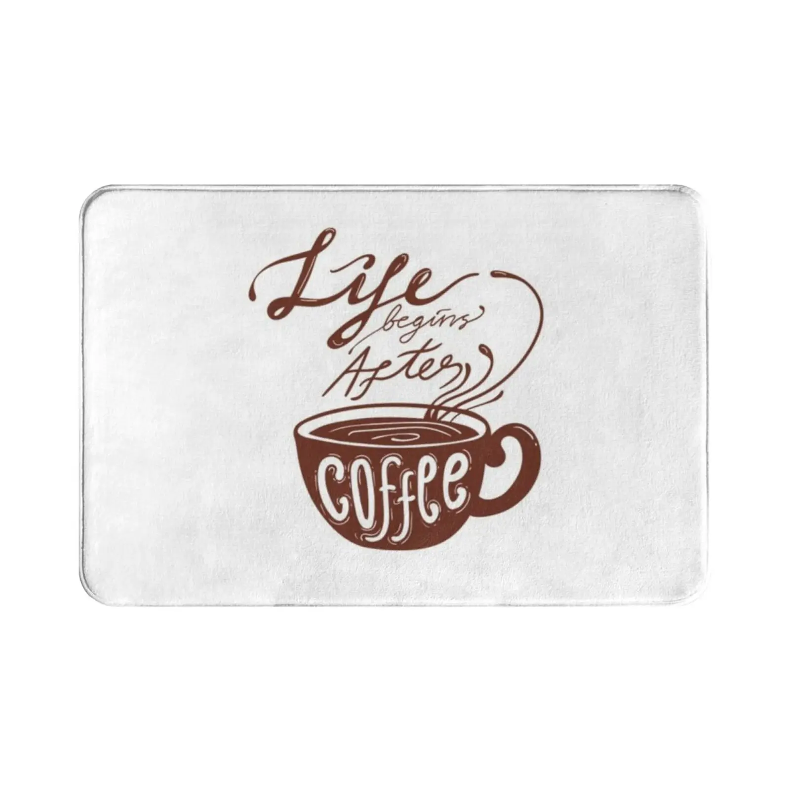 Coffee Love Carpet Mat Rug Cushion Soft Non-Slip Exclusive Music Lover Fun Lover Artistic Teenager Funky Unisex Animal