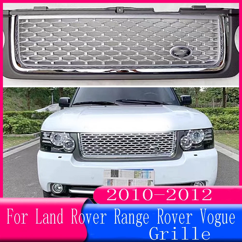 

For Land Rover Range Rover Vogue L322 2010 2011 2012 Car Accessory Front Bumper Grille Centre Panel Styling Upper Grill L 322