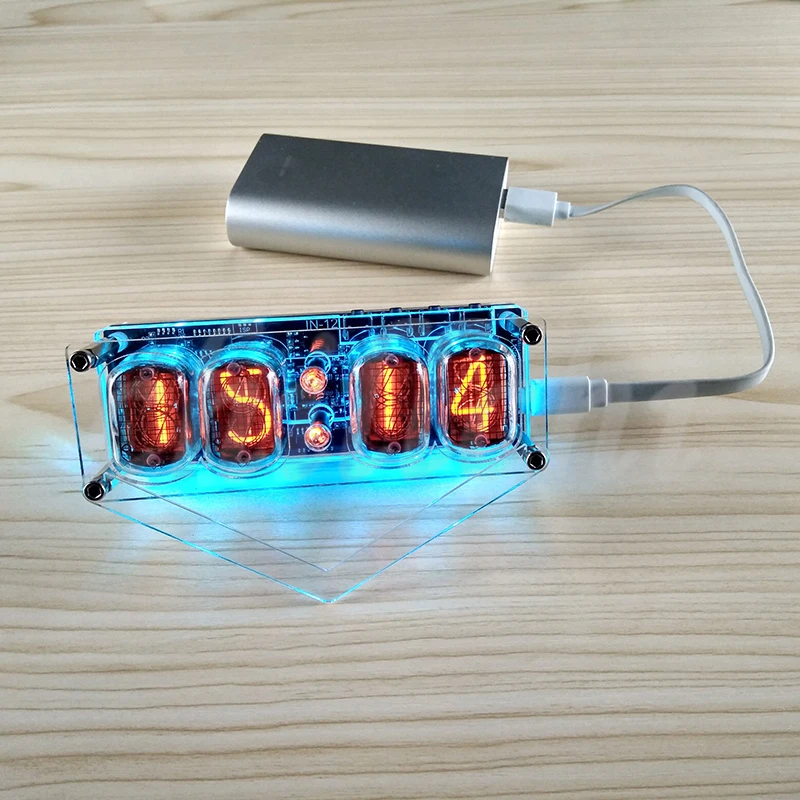 Nixie Clock 4 digits IN-12 or B5092