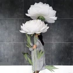 Large Paper Peony Flower, Rose, Peony Flower Head, Wedding Decoration, Window Display, Props