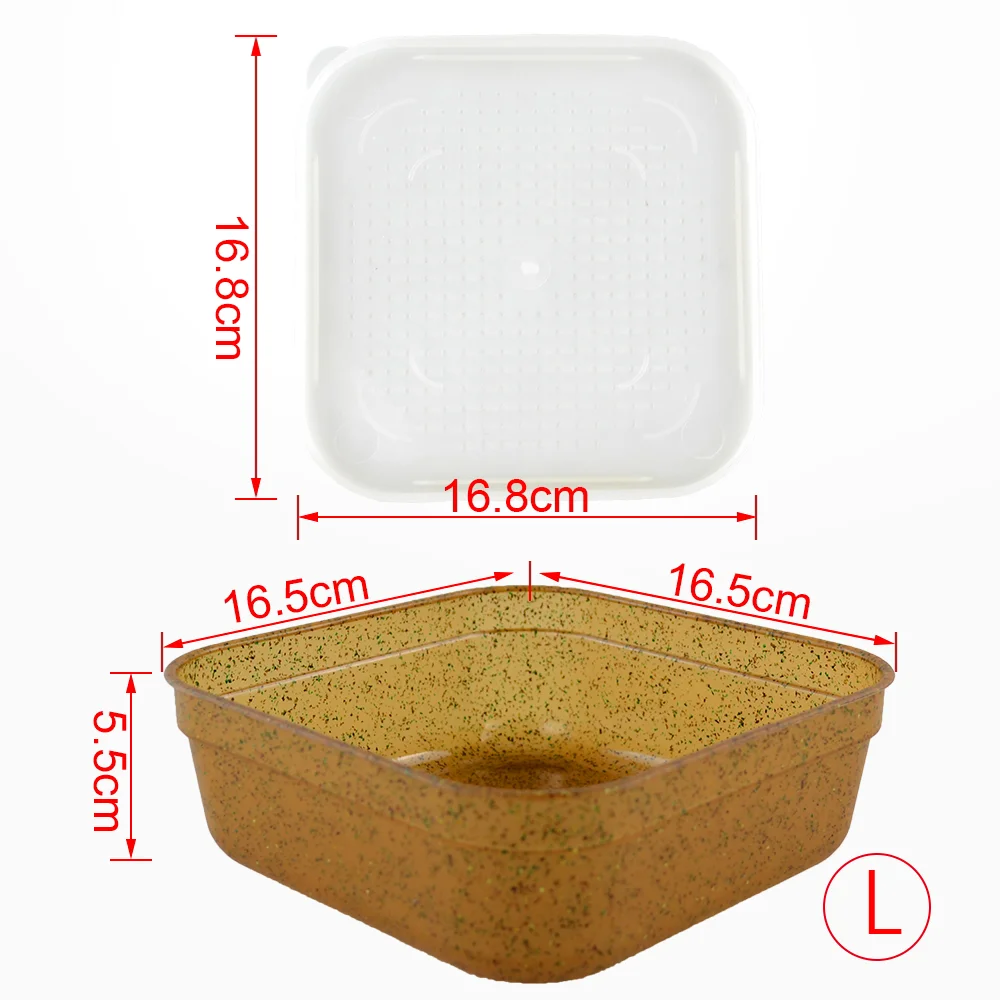 Carp Fishing Bait Boxes Maggot Boxes With Breathable Fitting Lids Shatterproof Fishing Tackle