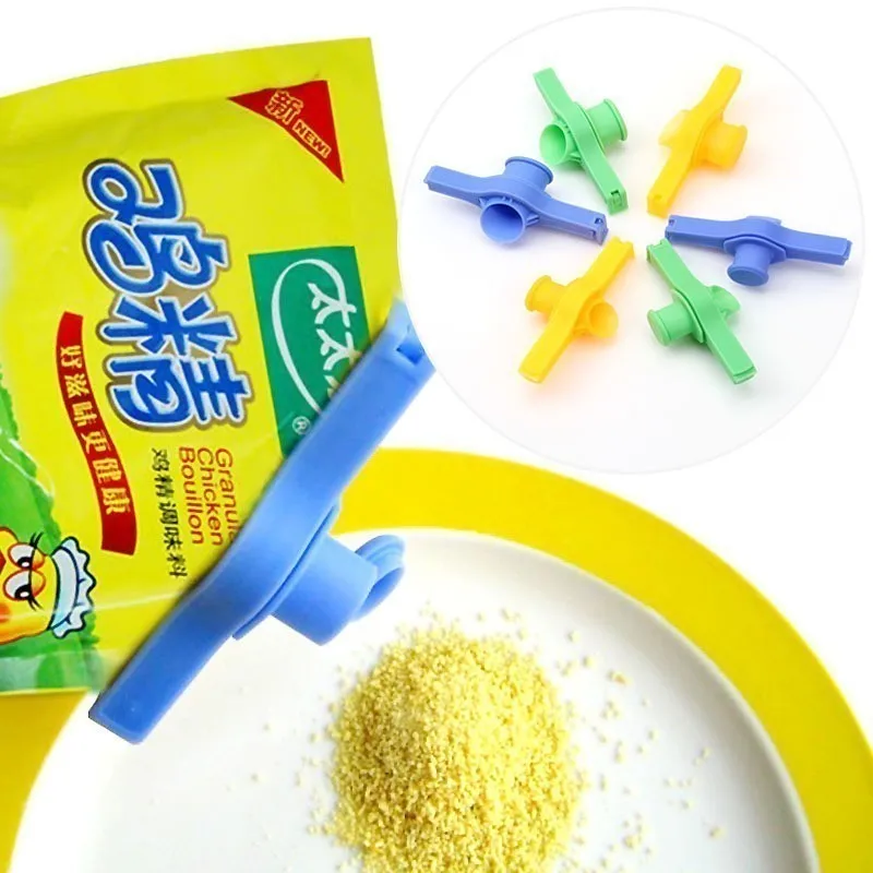 

Kitchen Tools Seal Outlet Nozzle Food Seal Clamp Moisture-proof and Fresh-keeping Sealer