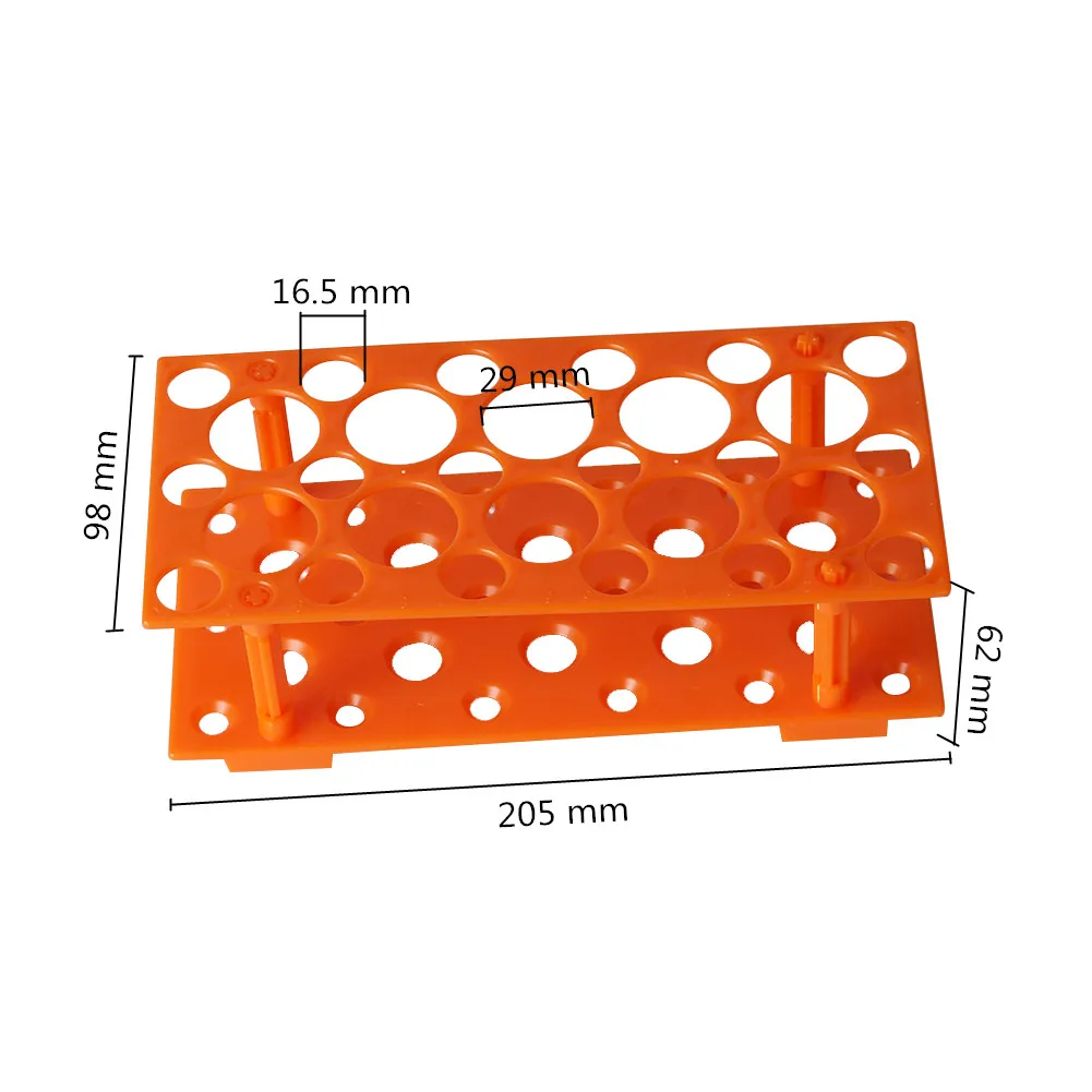 Reagenzglas-Rack-Halter, 28 Fassungen, 10/15/50 ml, Zentrifugenröhrchen-Rack, Labor-Kunststoff-Reagenzgläser-Halter, Ständer, Halterung, 1 Stück