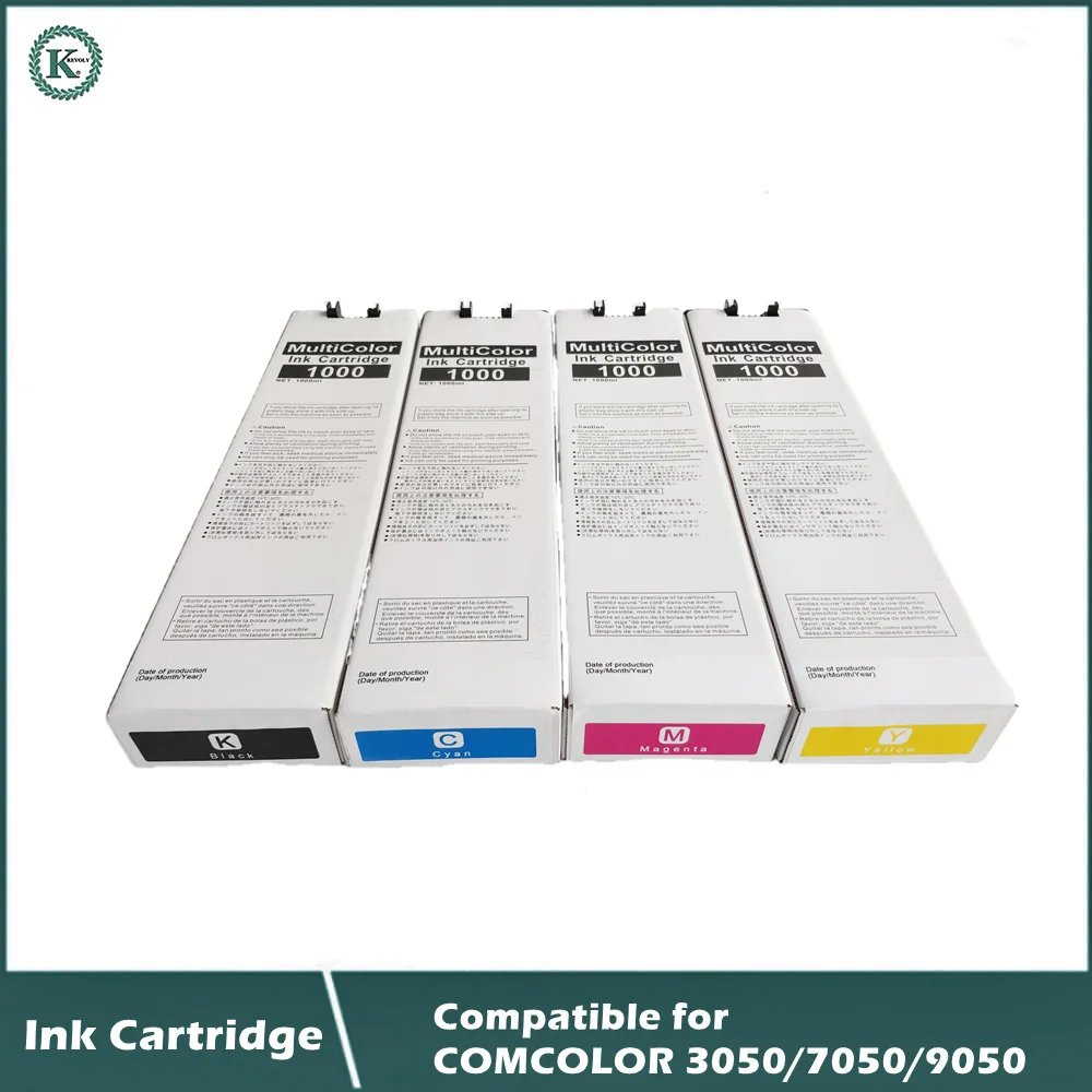 

COMPATIBLE ink cartridge for Inkjet Printer 3050 7050 9050 1000ml K C M Y color one set