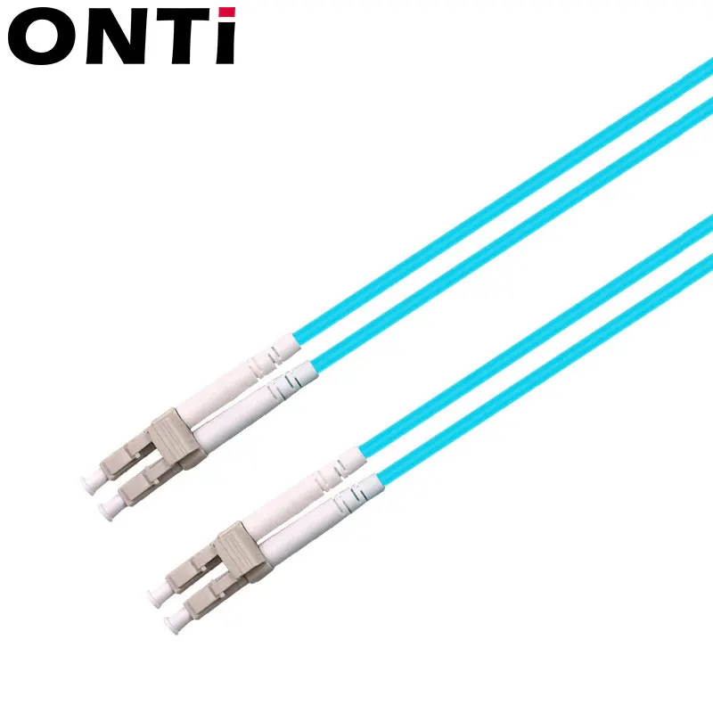 ONTi-cable de parche de fibra óptica, accesorio OM3 LC-LC, UPC, multimodo, doble, 2,0 MM, 10G, LC-LC