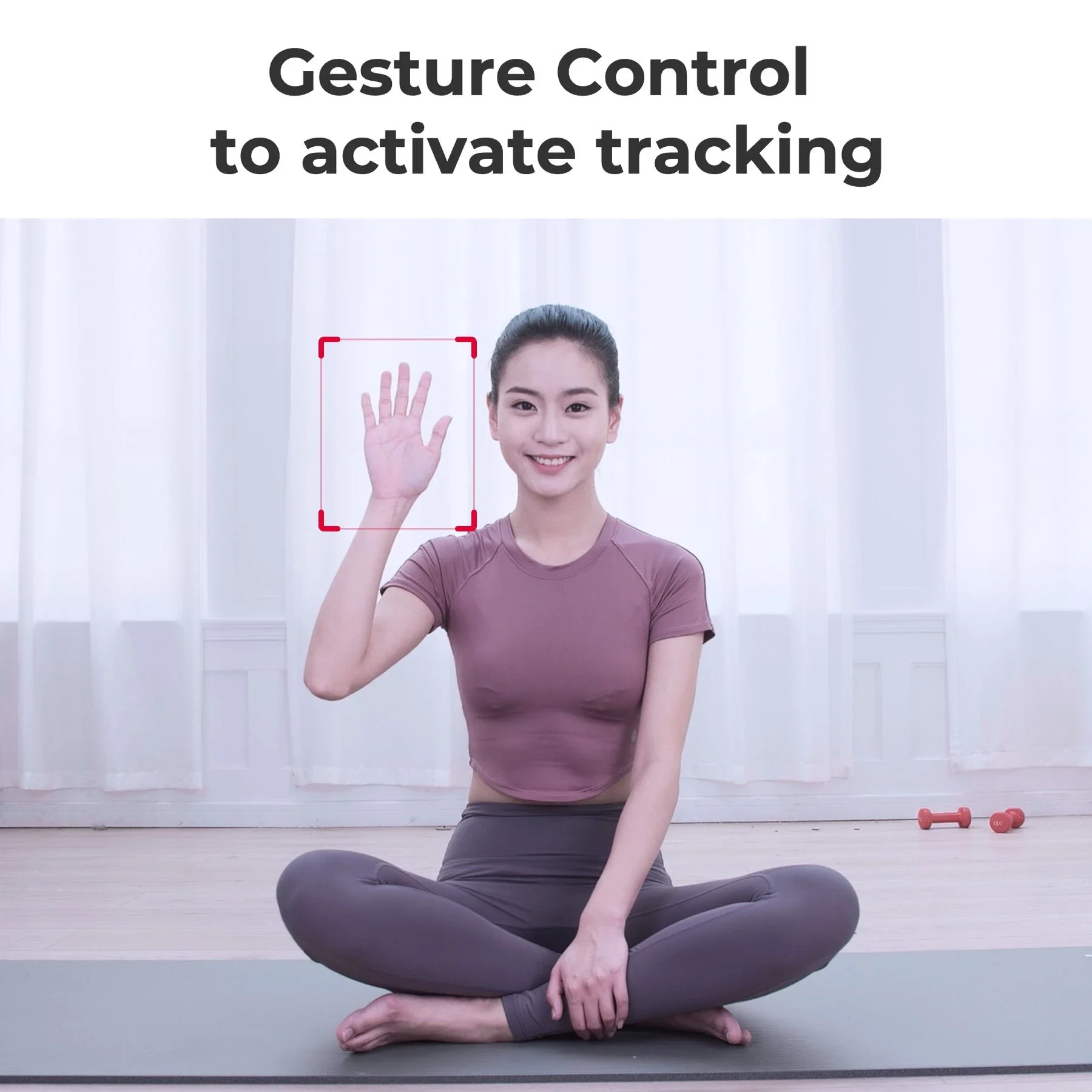 هاجبوت لي AI-بالطاقة تتبع ترايبود AI تتبع السيارات الإطار و لفتة التحكم 120 درجة زاوية واسعة لا التطبيق المطلوبة السيارات تتبع الوجه