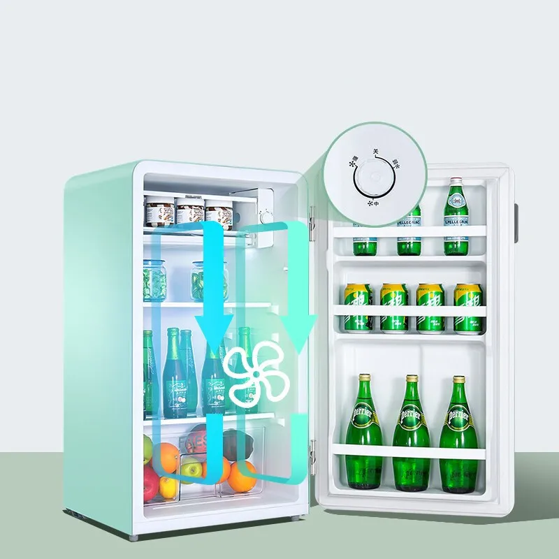 Household Small Bass Frigorífico, Energy Saving Freezer, Proteção Ambiental, Economia de Energia, 93L