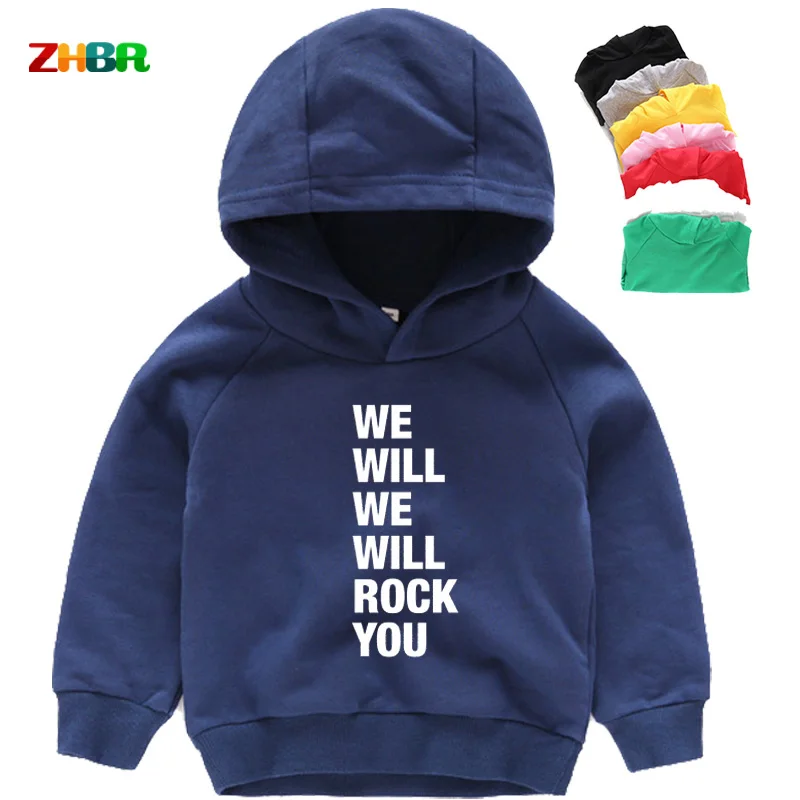 kids hoodies for boys 2021 New spring Toddler Baby ROCK Boy Girl Clothes Hooded music hip hop  Hoodie Letter Sweatshirt Clothing