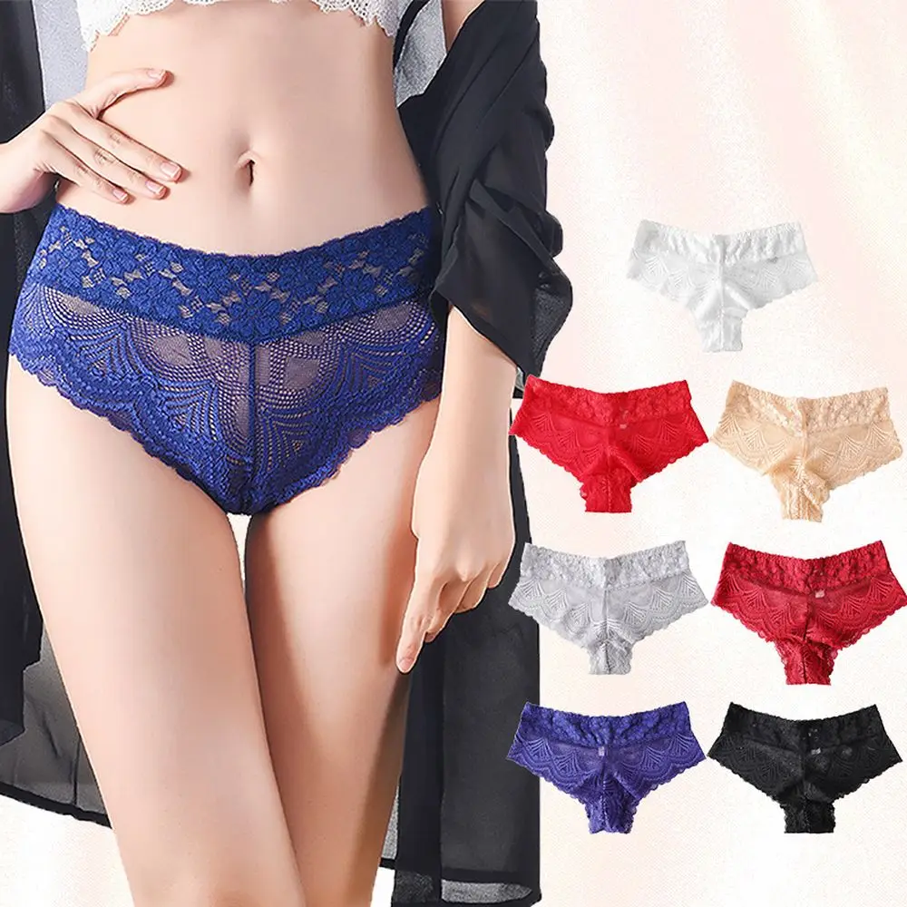 

Sexy Panties Women Underwear Lingerie For Women Narrow Crotch Low Waist Seamless Lace Panties Temptation Women Briefs XL XXL