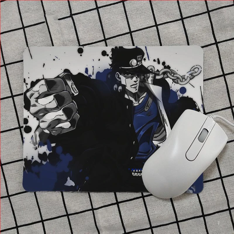 

High Quality JoJo's Bizarre Adventure Kujo Jotaro Anime Mouse Mat Smooth Writing Pad Desktops Mate Gaming Mouse Pad