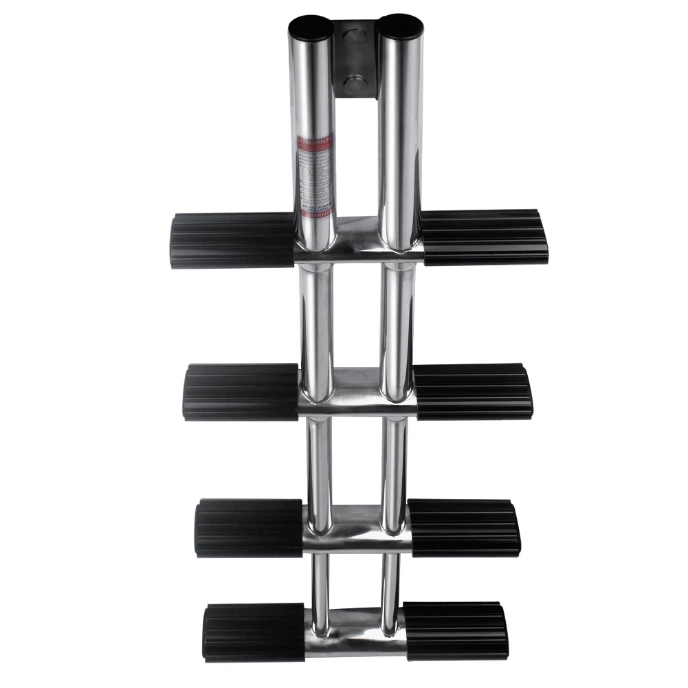 Boat Accessories 4 Steps Boat Ladder Stainless Steel Vertical Telescoping Transom Mounting  Ladder marine