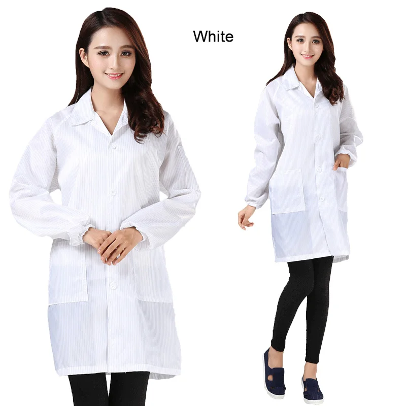 Washable Anti Static Overalls Long Sleeved Anti Fouling Gowns Dust Free Workshops Special Protective Clothing Safe Work Clothes