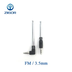 2pcs FM Radio Antenna Phone Smartphone Radio Telescopic Antennas 3.5mm Jack Retractable Buletooth Radio Antena Z131-SFMYP