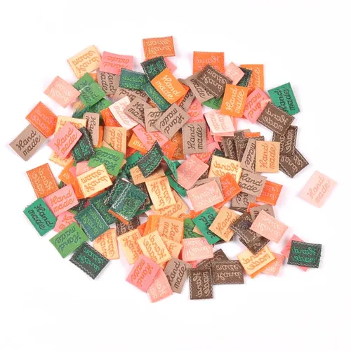 수제 의류 라벨 양각 태그 DIY 플래그 라벨, 의류 바느질 양말 액세서리 cp2393, 100 개 