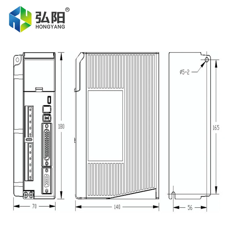 Leadshine HBS1108S AC Hybird Servo Drive Closed Loop Stepper Driver 70~130VAC 8A Supporting 86mm NEMA34 Motor Drive 8.0Nm