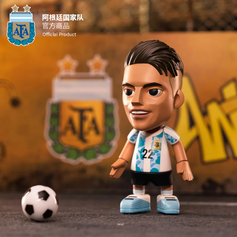 Blind Box Toys Messi Football Figurine Merchandise Copa America Argentina National Team Guess Bag Action Figure Collection Gift