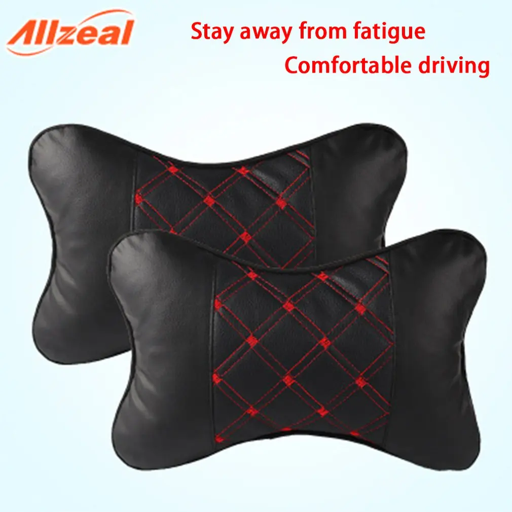 Almohada transpirable para el cuello del coche, cojín de descanso para la cabeza, soporte relajante para el cuello, reposacabezas, almohadas suaves para viajes, asiento de coche y hogar