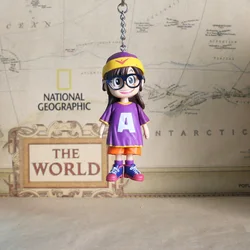 Hot Sale Key Chain Pandent Akira Toriyama Dr.Slump Robot Girl Arale 9CM Bag Pendant Figure Model Toys Gift