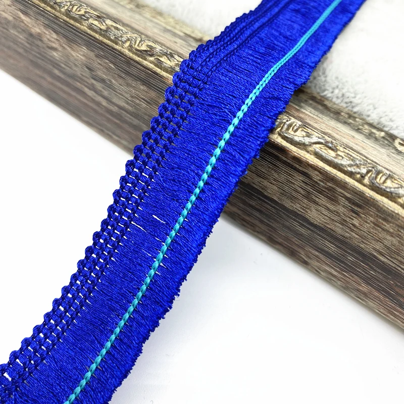 2 yards 20mm Lace Trim Sewing Ribbon Tassel Fringe Ethnic Latin Dress Stage Garment Curtain Decorative Diy #RoLi