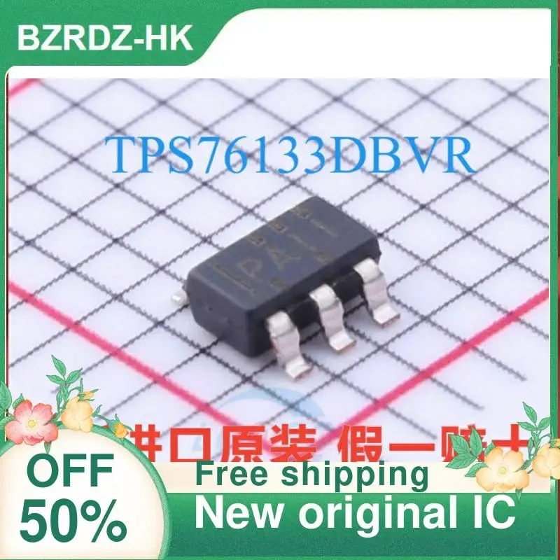 

20PCS TPS76133DBVR TPS76133 : PAII SOT23-5 New original IC