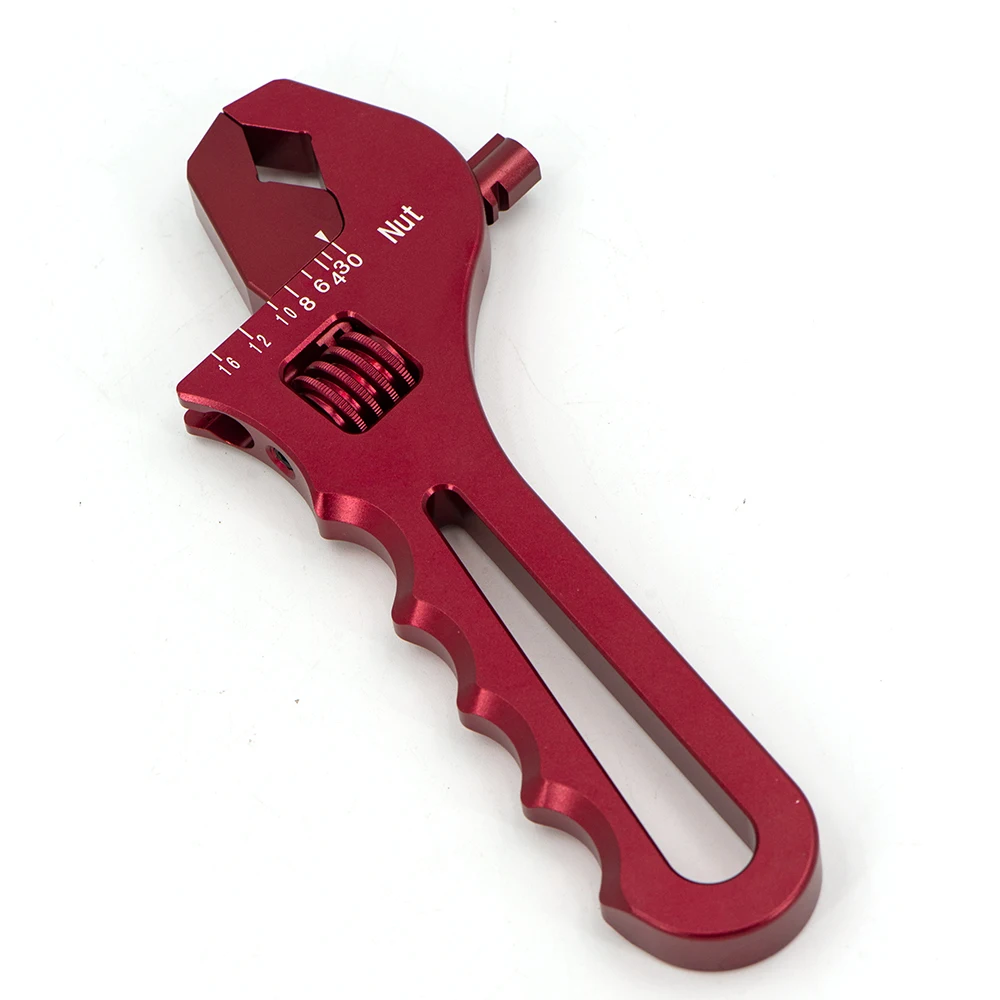 High Quality Adjustable 3AN-16AN Aluminum WRENCH HOSE Fitting tool aluminum spanner AN 3 4 6 8 10 12 16