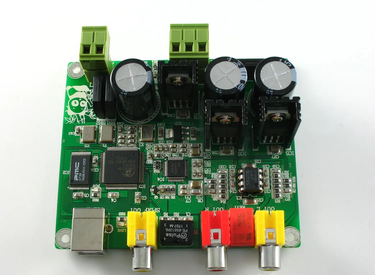 LJM Audio Assembly 32BIT384K USB DAC Decode Board CM6631A+AKM4490 DAC 32\384K