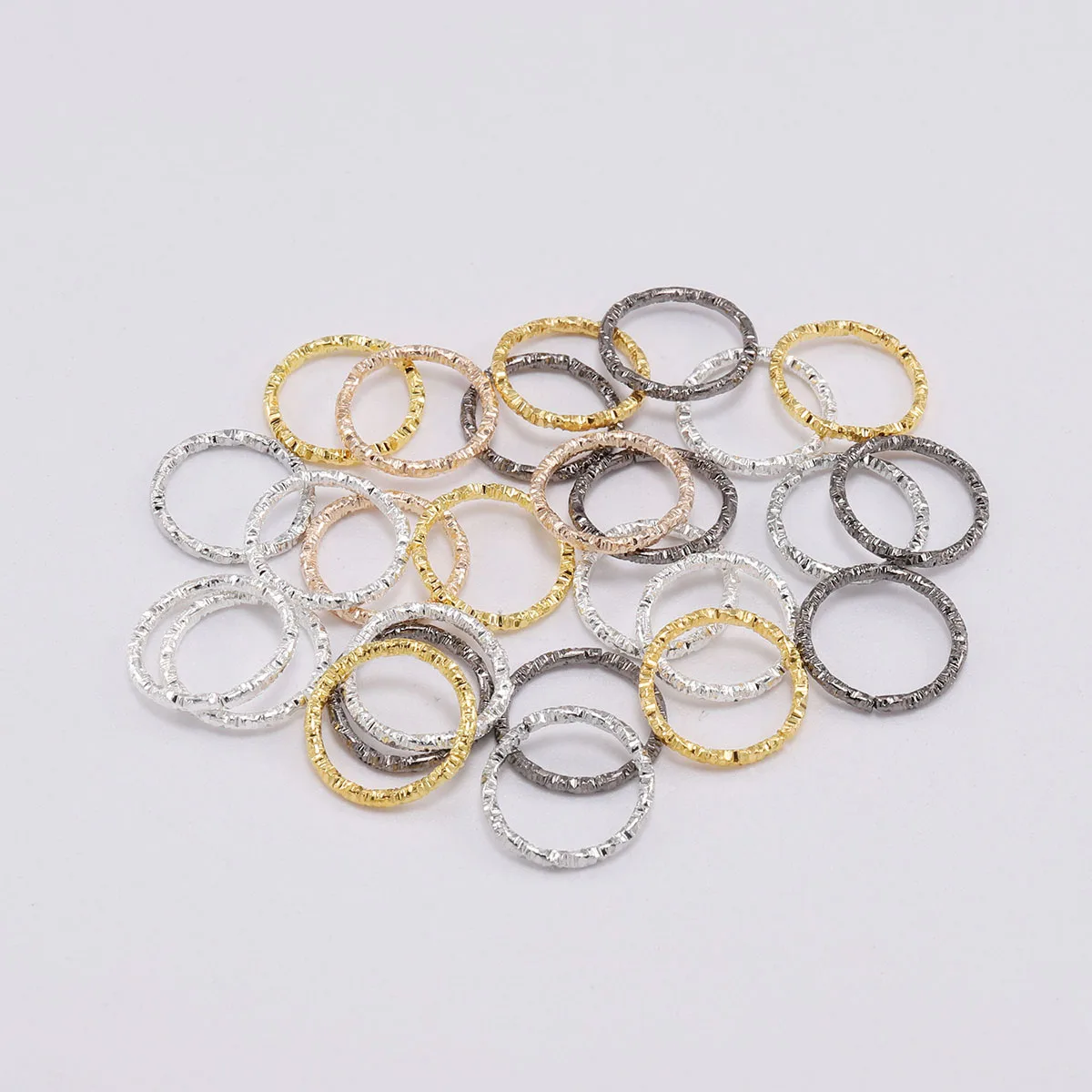 50-100 teile/los 8-20mm Runde Jump Ringe Verdreht Öffnen Split Ringe Jump Ringe Stecker Für DIY schmuck Zeug Ergebnisse Liefert – Detail 9
