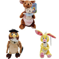 Disney Winnie the Pooh Stuffed Plush Toys Kawaii Owl Rabbit Kanga Roo Winnie Soft Plush Dolls Toys Gifts for Children