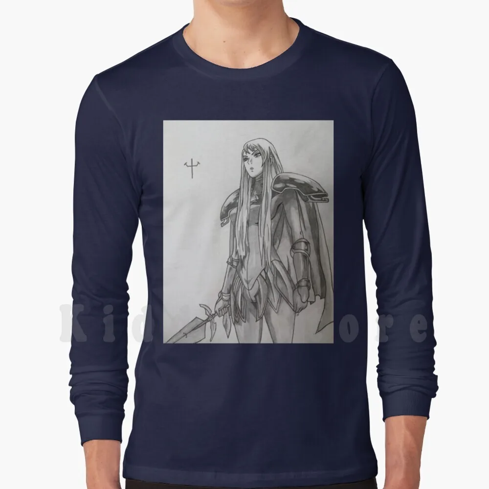 Sudaderas con capucha de manga larga de Galateya, Claymore Silver Eyed Witch, Yoma, Anime, Manga, Fan Art