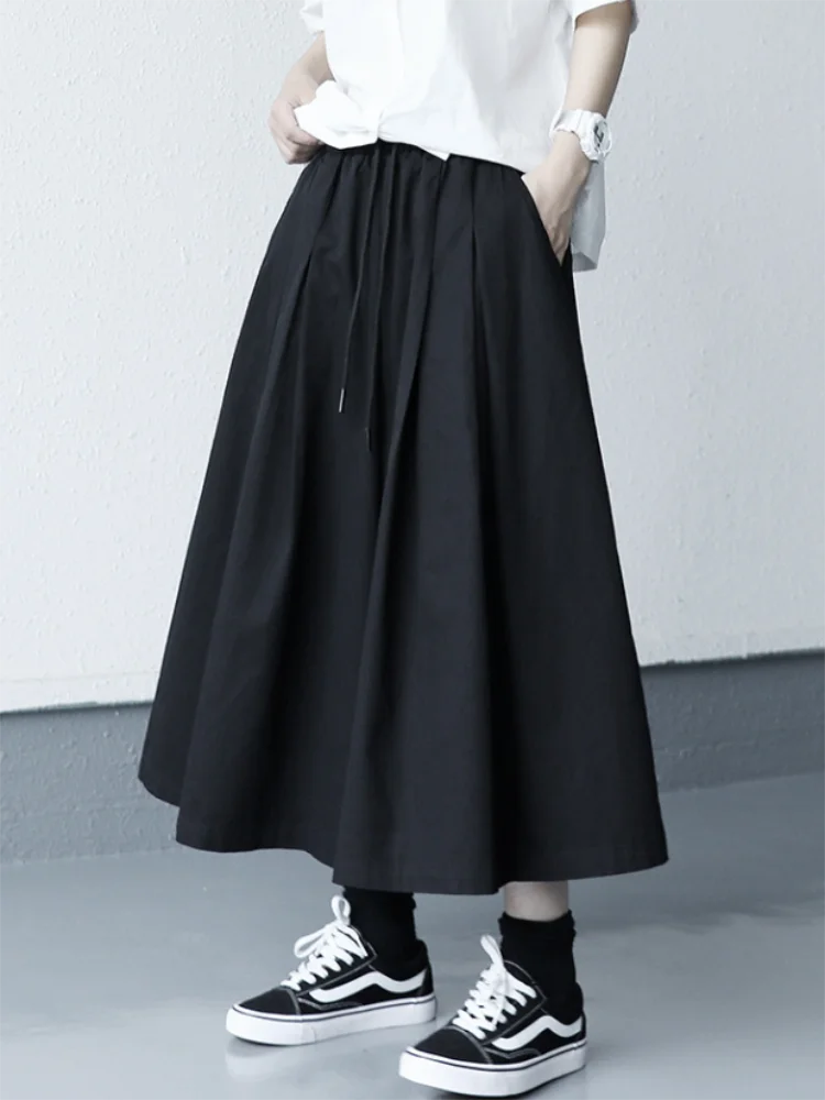 Ladies' Skirt Summer New Classic Simple Japanese Fashion Trend Leisure Loose Large Size Eight Skirts