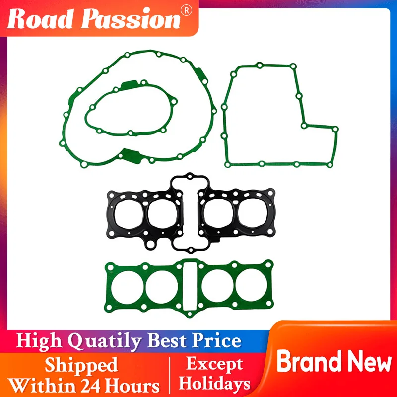 Road Passion Motorcycle Head Cylinder Gaskets Engine Starter Cover Gasket For Honda CB400 CBR400 CB-1 NC23