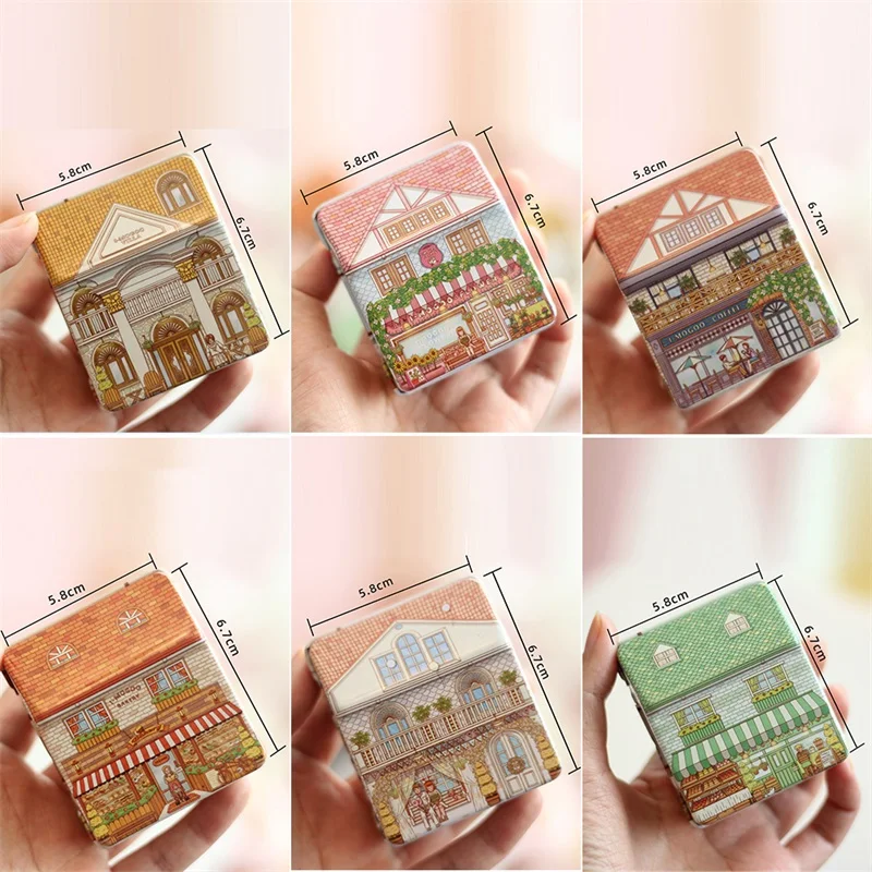 1PC Metal Box Empty Tin Storage Box Tinplate Home Decor Tin Metal Container Small Organizer Kids Gift free shipping items