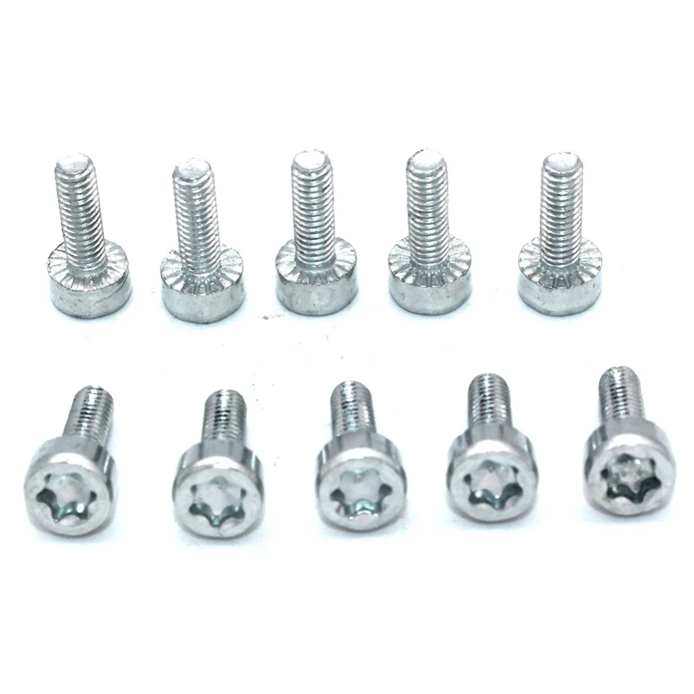 10 Stück T27 Torx M4 x 12 mm 4 mm 12 mm Schrauben für Stihl Weed Eater Dolmar Makita 9022 313 0660 – Detail 1