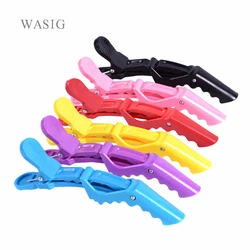 Pinces à cheveux en plastique pour salon de coiffure, pinces à griffes, pinces à cordon crocodile, outil de maintien, accessoires de coiffure, 5 pièces par paquet