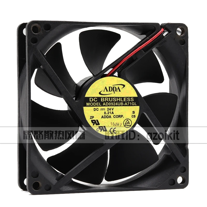 

New original AD0924UB-A71GL 24V 0.21A 9CM 9025 2-wire inverter fan