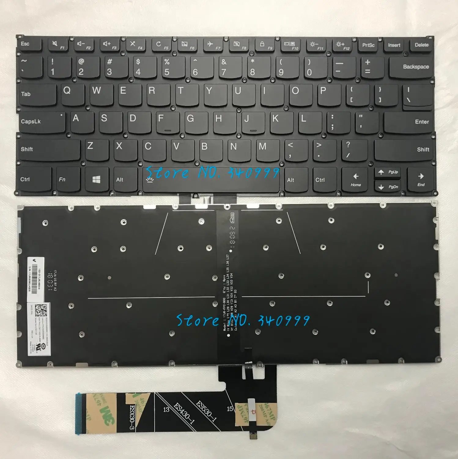 

New for Lenovo Yoga C740-14 C740-14IML IdeaPad FLEX-14API 14IML Keyboard US Backlit