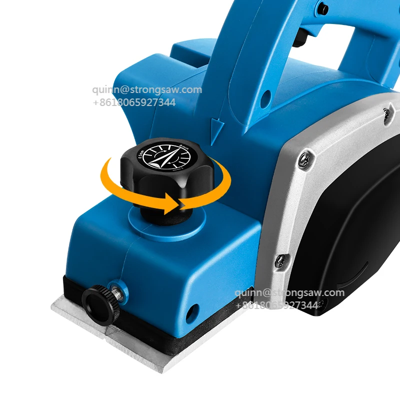 82mm woodworking hand planer adjustable planing depth 0-1mm for smoothing wood bench surfacing planer electric planer