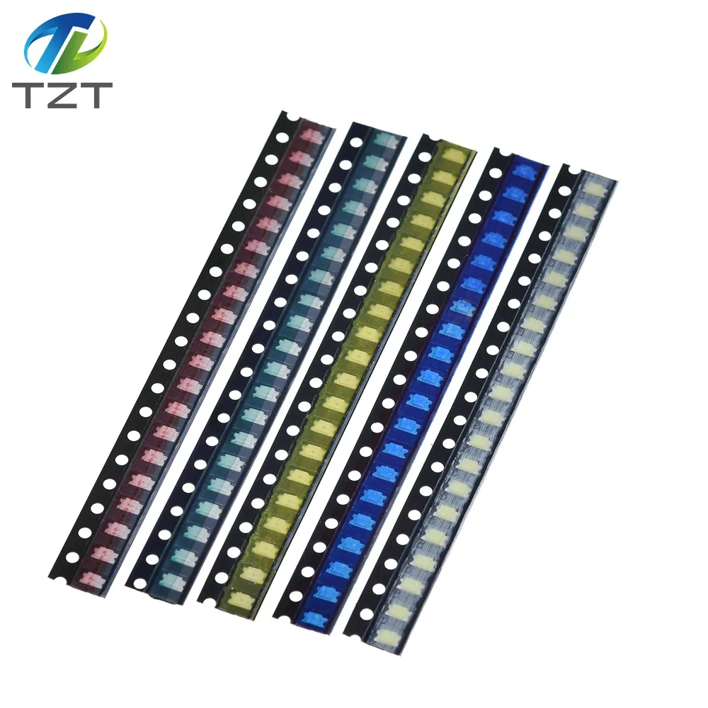 100 stücke = 5 farben x 20 stücke 5730/5050 /1210 /1206 /0805 /0603 LED Diode Sortiment SMD LED Diode Kit grün ROT Weiß Blau Gelb 5630 – Detail 18