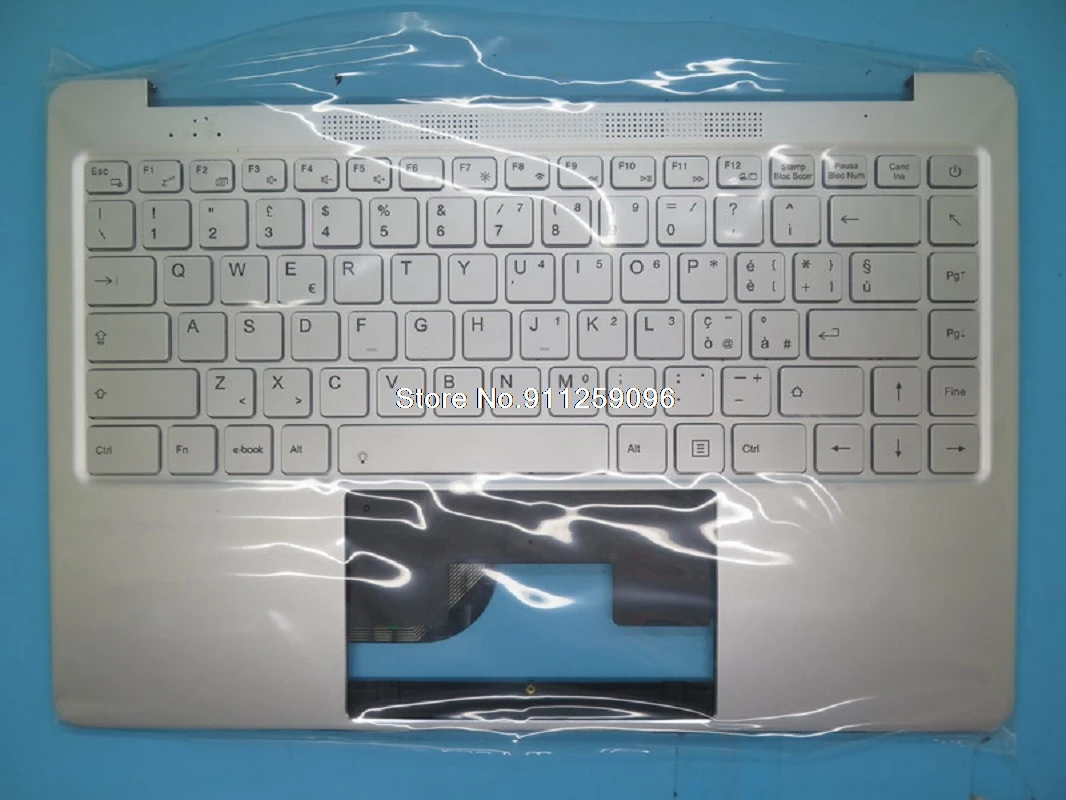 Laptop PalmRest&Keyboard For Microtech For eBook Pro EB14WIP32 EB14WIC32 N4000 N5000 Italy IT Upper Case With Backlit New