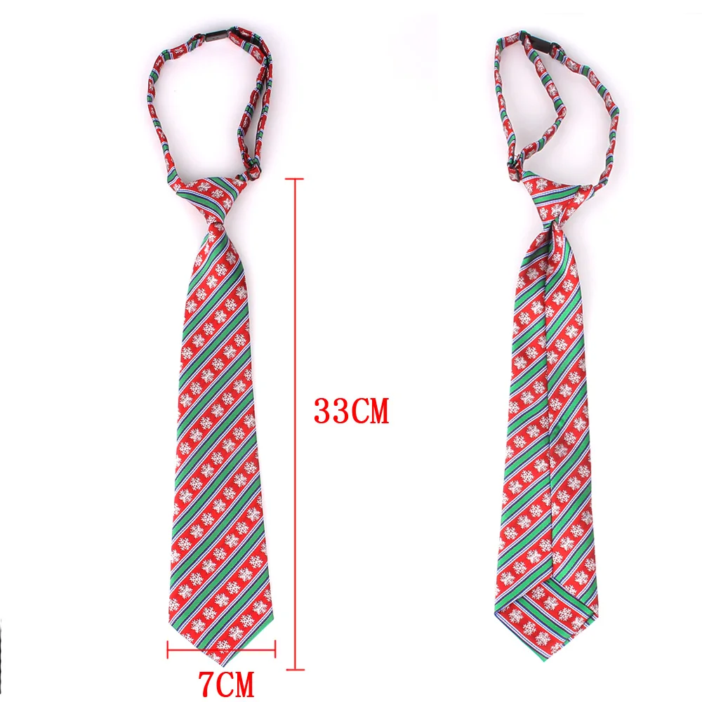 Christmas Ties Casual Skinny Necktie For Boys Girls Neck Tie Snowflake Necktie For Children Shirt Neck Wear For Men Women