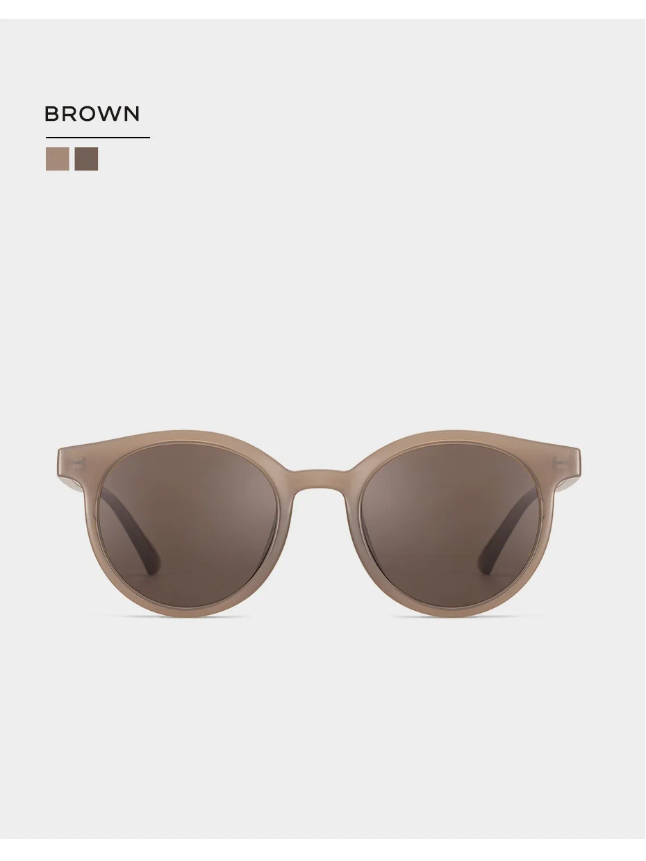 CAPONI Vintage Sonnenbrille Frauen Brillen Retro Runde Polarisierte Sonnenbrille UV400 Ray Schnitt Marke Designer Weibliche Shades CP80619 – Detail 14